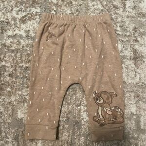 Disney Baby Bambi Gender Neutral Tan Casual Bottoms size 0/3 months